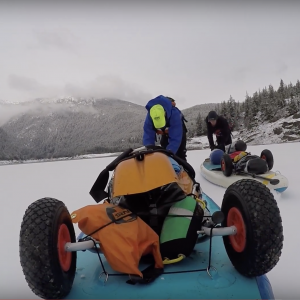 JUST SAY YES - SUP Ross Lake in the Winter