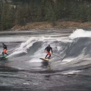 Extreme White Water River Stand Up Paddleboarding!