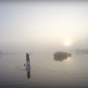 magical morning on a SUP