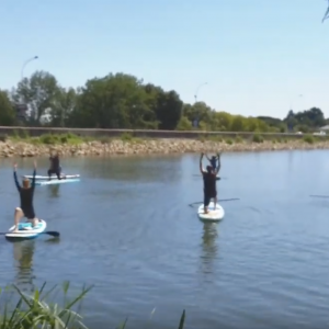 First ever SUP YOGA class