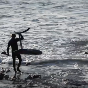 Afternoon Longboard and SUP Foiling Sesh in Brittany - Benoit Carpentier