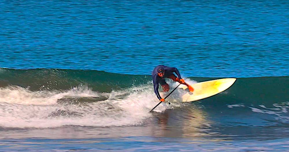 Tutorial on SUP Surf Footwork for Turning and Riding Down the Line with Chase Kosterlitz