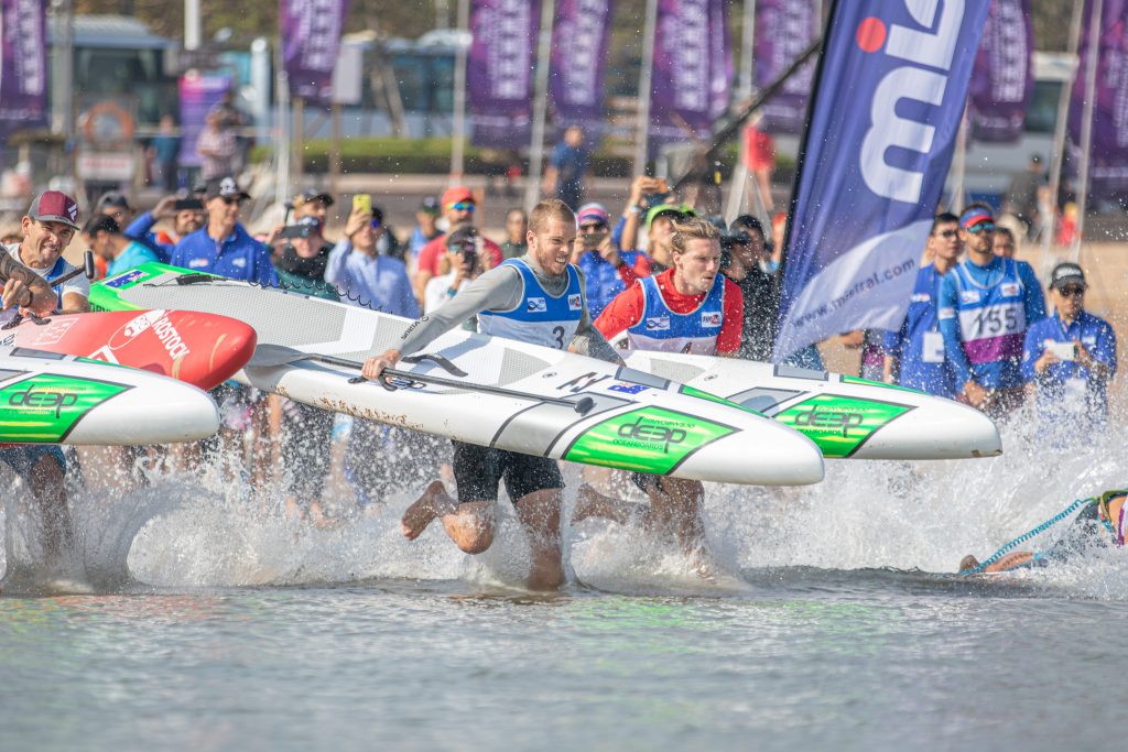 SUP men technical race2019 ICF Stand Up Paddling (SUP) World Championships Qingdao China