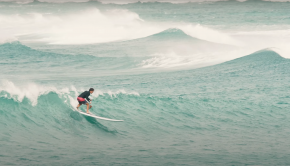 Watch Hawaiian Surfer Koa Rothman going Sup Surfing at Rocky point as he injured his neck surfing...