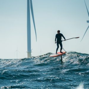 The Kattegat ocean between Denmark and Sweden offered lots of resistance and challenge as the 27-year-old paddle surfer Casper Steinfath foiled across the ocean on Sunday as the first person ever.
