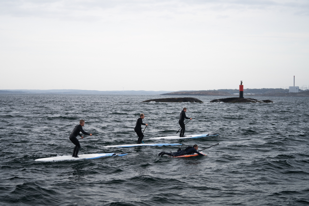 The Kattegat ocean between Denmark and Sweden offered lots of resistance and challenge as the 27-year-old paddle surfer Casper Steinfath foiled across the ocean on Sunday as the first person ever.