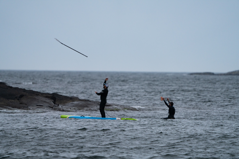 The Kattegat ocean between Denmark and Sweden offered lots of resistance and challenge as the 27-year-old paddle surfer Casper Steinfath foiled across the ocean on Sunday as the first person ever.