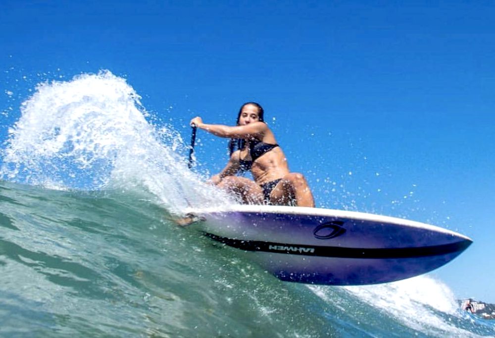 Watch SUP girl Gabriela Sztamfater sending some sweet moves on her SUP board!Watch SUP girl Gabriela Sztamfater sending some sweet moves on her SUP board!