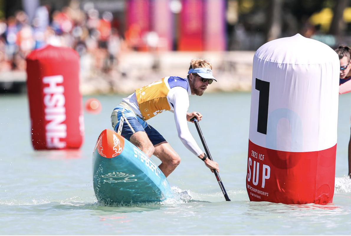 American Connor Baxter set fastest times in both the technical and the sprint disciplines as the 2021 ICF Stand Up Paddling World Championships got underway in Hungary on Thursday.