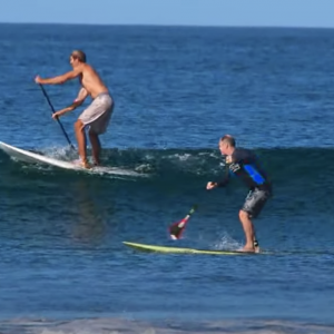Watch a past Blue Zone SUP Surf Retreat guest progress his sup surfing during his time in Nosara Costa Rica.