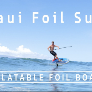 Team Rider Zane Kekoa Schweitzer takes the Starboard Air Foil out for a spin at home on the island of Maui. Designed for wing foiling but just as capable for SUP foiling.