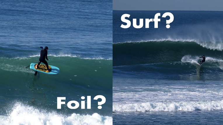 Should you be getting the Foil or the Surf board out in overhead beach break? Clay Island takes a look into this! Check it out.